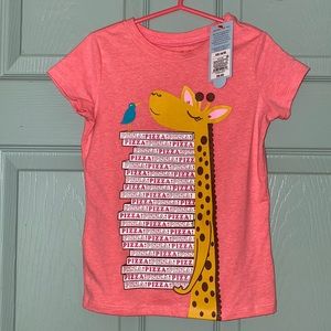 Giraffe pizza Cat & Jack girl shirt